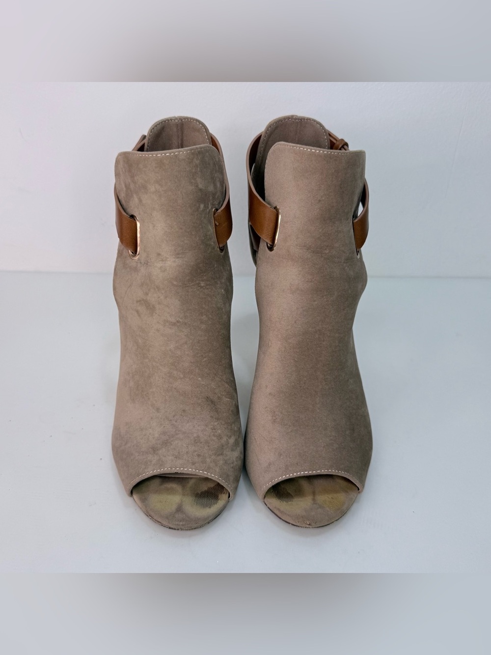 JustFab Rika Open Toe Bootie - Picture 2 of 6